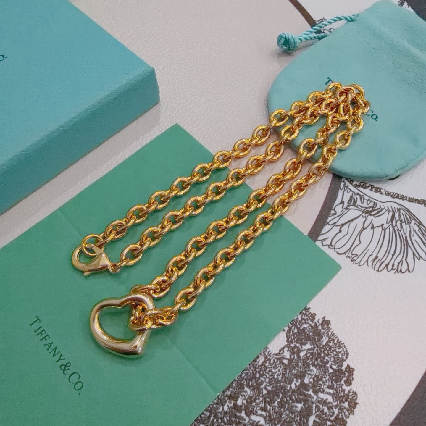 Tiffany & Co. Gold Chain Necklace